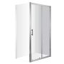 Deante Cynia drzwi prysznicowe 100 cm chrom/szkło przezroczyste KTC010P zdj.1