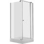 Deante Cubic kabina prysznicowa 90x90 cm kwadratowa chrom/szkło przezroczyste KTI043P zdj.1