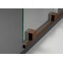Deante Prizma ścianka prysznicowa walk-in 90 cm brąz szczotkowany/szkło przezroczyste KTJ_C39R zdj.3