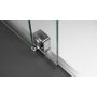 Deante Prizma ścianka prysznicowa walk-in 140 cm stal szczotkowana/szkło przezroczyste KTJ_F34R zdj.9