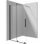 Deante Prizma ścianka prysznicowa 120 cm walk-in czarny mat/szkło przezroczyste KTJN32R zdj.1