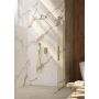 Deante Prizma ścianka prysznicowa walk-in 100 cm złoty szczotkowany/szkło przezroczyste KTJ_R30R zdj.5