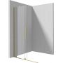 Deante Prizma ścianka prysznicowa walk-in 120 cm złoty szczotkowany/szkło przezroczyste KTJ_R32R zdj.4