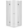 Outlet - Deante Kerria kabina prysznicowa 80 cm kwadratowa chrom/szkło przezroczyste KTK042P zdj.1