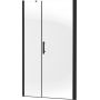 Deante Moon Nero drzwi prysznicowe 90 cm wnękowe czarny/szkło przezroczyste KTMN11P zdj.1