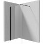 Zestaw Deante Kerria Plus Walk-In ścianki prysznicowe 100 cm i 80 cm wolnostojące czarny/szkło przezroczyste (KTSN30P, KTSN38P) zdj.2