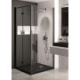 Zestaw Deante Kerria Plus Walk-In ścianki prysznicowe 100 cm i 90 cm wolnostojące czarny/szkło przezroczyste (KTSN30P, KTSN39P) zdj.5