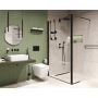 Deante Kerria Plus Nero Walk-In ścianka prysznicowa 110 cm wolnostojąca czarny mat/szkło przezroczyste KTSN31P zdj.3