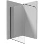 Deante Kerria Plus Walk-In ścianka prysznicowa 140 cm wolnostojąca czarny mat/szkło przezroczyste KTSN34P zdj.1