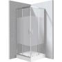 Deante Funkia Evo kabina z brodzikiem 80x80 cm kwadratowa chrom połysk/szkło przezroczyste KYC_Z0E88P zdj.1