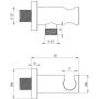 Deante Temisto zestaw prysznicowy podtynkowy z deszczownicą NAC_M9QT zdj.6