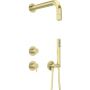 Deante Silia zestaw prysznicowy podtynkowy złoty szczotkowany NQSR9XK zdj.3