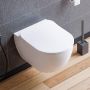 Deante Peonia miska WC z deską wolnoopadającą wisząca bez kołnierza biały połysk CDED6ZPW zdj.13