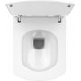 Zestaw Deante Anemon Zero miska WC wisząca bez kołnierza z deską sedesową wolnoopadającą slim biały (CDZ6ZPW, DCDZ6ZOZ) zdj.7