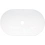 Deante Peonia umywalka 50x30 cm nablatowa owalna biała CDE6U5S zdj.2