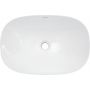 Deante Alpinia umywalka 60x40 cm owalna nablatowa biała CGN_6U6S zdj.1