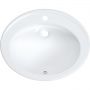 Deante Round umywalka 58x46,3 cm owalna wpuszczana biała CGR_6U6B zdj.2