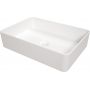 Deante Square umywalka 50,5x35,5 cm prostokątna nablatowa biała CGS_6U5S zdj.1