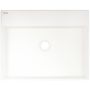 Deante Correo umywalka 50x40 cm nablatowa prostokątna alabaster CQRAU5S zdj.3