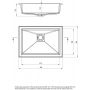 Deante Correo umywalka 50x35 cm prostokątna wpuszczana-podblatowa biała CQR_AU5U zdj.2