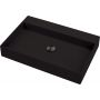 Zestaw Deante Correo umywalka z konsolą 60 cm stojącą czarny mat (CQRNU6S, CKCN60A) zdj.7