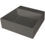 Deante Correo umywalka 40x40 cm kwadratowa nablatowa antracyt CQR_TU4M zdj.1