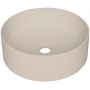 Deante Silia umywalka 36x36 cm okrągła nablatowa beżowa CQS_5U4S zdj.1