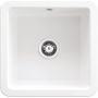 Deante Lumi zlewozmywak ceramiczny 45,7x45,7 cm biały ZCU_610B zdj.1