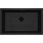 Deante Corda zlewozmywak granitowy 80x50 cm podblatowy czarny mat ZQAN10D zdj.1