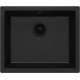 Deante Corda Flush zlewozmywak granitowy 55x46 cm wpuszczany czarny mat ZQAN10F zdj.1