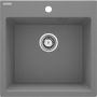 Deante Evora zlewozmywak granitowy 50x50 cm szary metalik ZQJS103 zdj.1