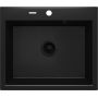 Outlet - Deante Andante Nero zlewozmywak granitowy 60x52 cm wpuszczany czarny ZQNN103 zdj.1