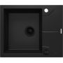 Outlet - Deante Andante zlewozmywak granitowy 59x49 cm wpuszczany czarny mat ZQNN11A zdj.1