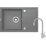 Deante Corio zlewozmywak z baterią szary ZRCPS113 zdj.1