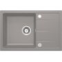Deante Leda zlewozmywak granitowy 67x44 cm szary metalik ZRD_S113 zdj.1