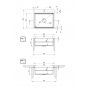 Deante Magnetic zlewozmywak stalowy 56x52 cm stal szczotkowana ZRM_010A zdj.5