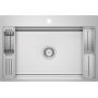 Deante Magnetic zlewozmywak stalowy 76x52 cm stal szczotkowana ZRM_010B zdj.1
