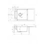 Deante Magnetic zlewozmywak stalowy 82x50 cm stal szczotkowana ZRM_0113 zdj.2