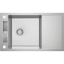 Deante Magnetic zlewozmywak stalowy 82x50 cm stal szczotkowana ZRM_0113 zdj.1
