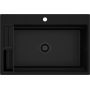 Deante Magnetic zlewozmywak granitowy 76x52 cm czarny ZRM_N10B zdj.4