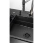 Deante Magnetic zlewozmywak granitowy 76x52 cm czarny ZRM_N10B zdj.8