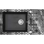 Deante Capella zlewozmywak szklano-granitowy 86x50 cm grafitowy metalik/platyna ZSCGP2C zdj.1
