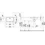 Duravit D-Code umywalka 49,5x29 cm prostokątna podblatowa biała 0338490000 zdj.2