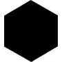 Egen Solid Black płytka ścienno-podłogowa 21,5x25 cm czarny mat zdj.1