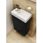 Elita Young Basic umywalka z szafką 40,2 cm czarną RE163070003510 zdj.5