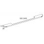 Elita Barcelona uchwyt do szafki black matt RE120320087160 zdj.1
