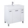 Elita Sunn umywalka z szafką 80 cm biały połysk RE169195008060 zdj.1