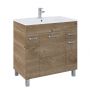 Elita Sunn umywalka z szafką 80 cm dąb canela RE169213007050 zdj.1