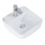 Elita Tonia umywalka 39x39 cm kwadratowa nablatowa biała RE040390138060 zdj.3