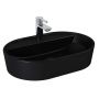 Elita Babette umywalka 62x41,2 cm owalna nablatowa black matt RE040620017160 zdj.3